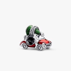 Festive Car & Christmas Tree Charm
